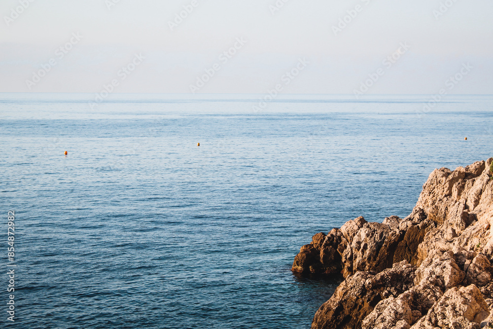 Beautiful view on the Mediterranean Sea. Monaco. Nature Beautiful view on the Mediterranean Sea. Monaco. Nature