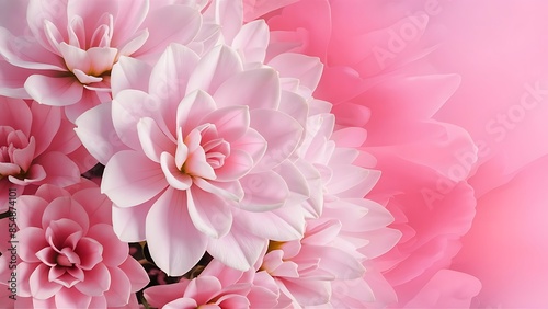 Pink flowers background © Kartik