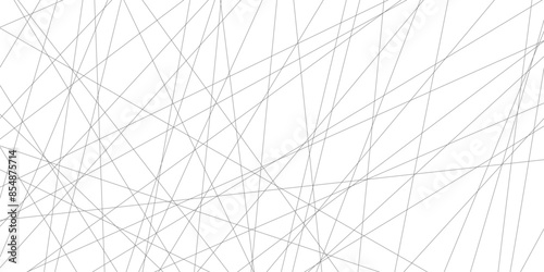 Black and white abstract random chaotic liens background. Geometric lines with banner design Transparent PNG available Abstract grey and silver random.	