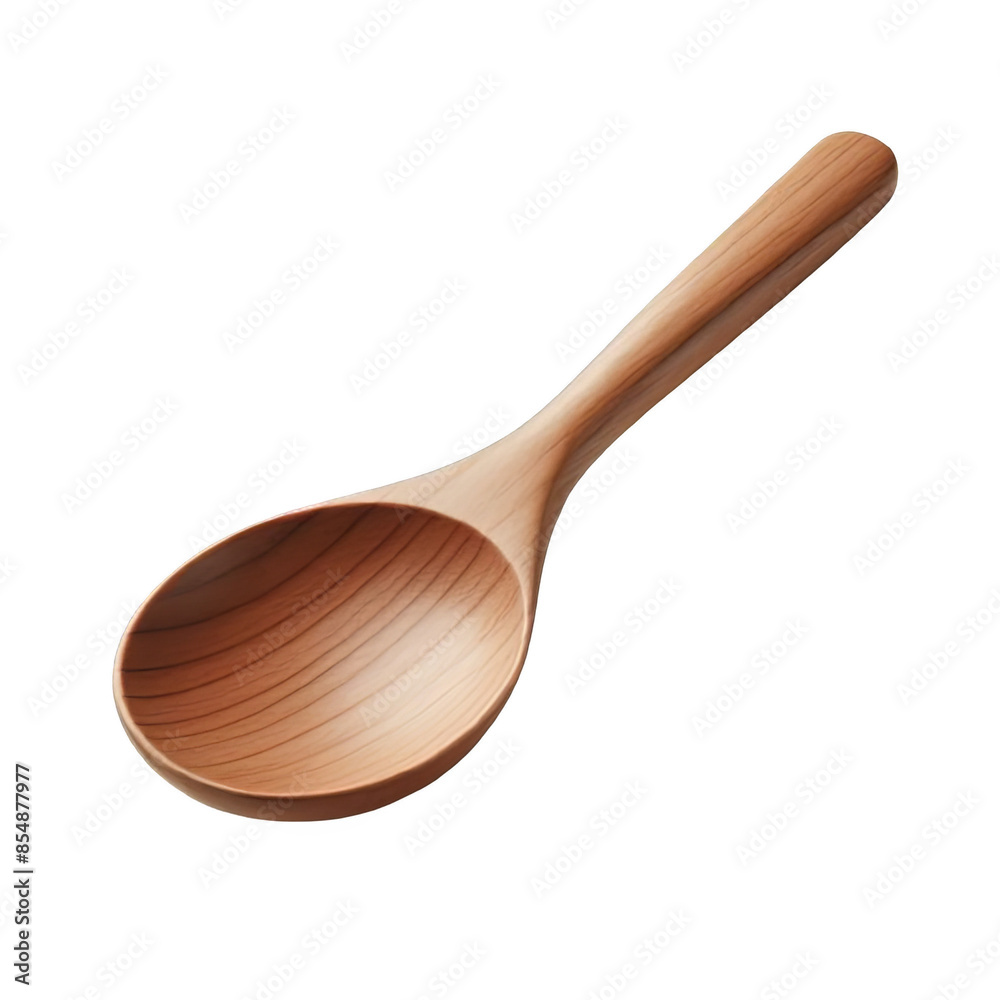 Wooden spoon isolated on transparent background Wooden spoon isolated on transparent background