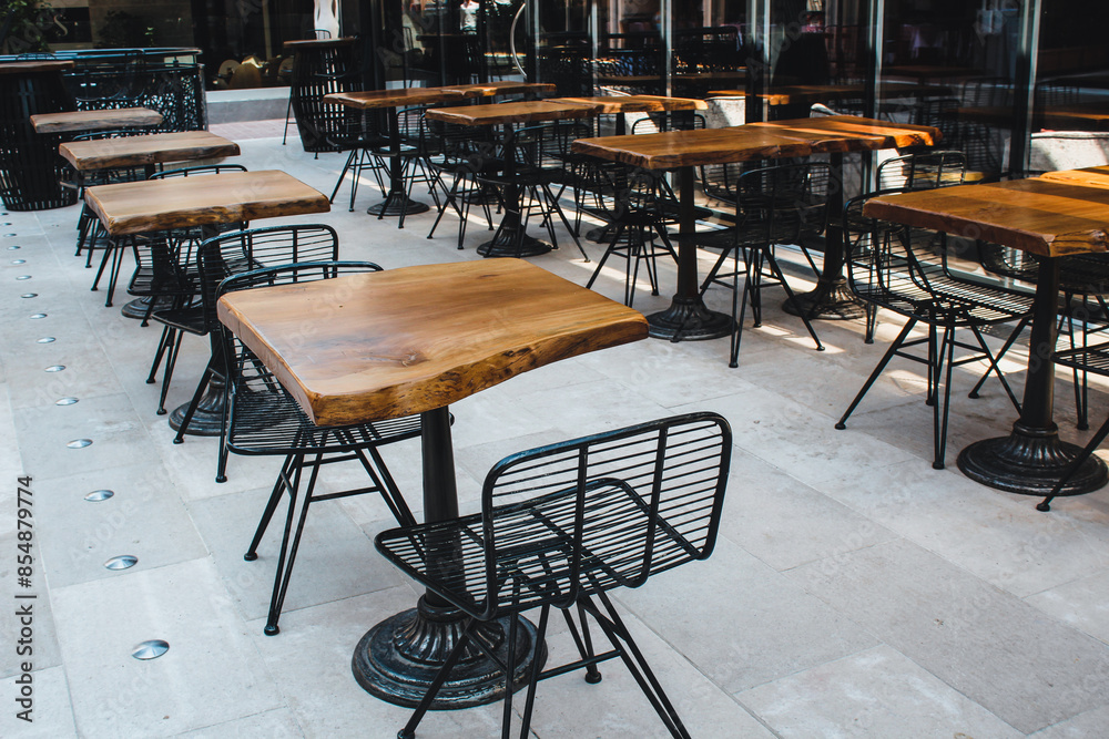 Naklejka premium Monte Carlo, Monaco, restaurant, Cafe, cafe interior