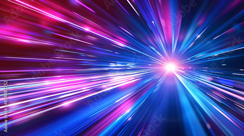 Modern abstract high-speed light motion effect, abstract kV main visual business PPT background