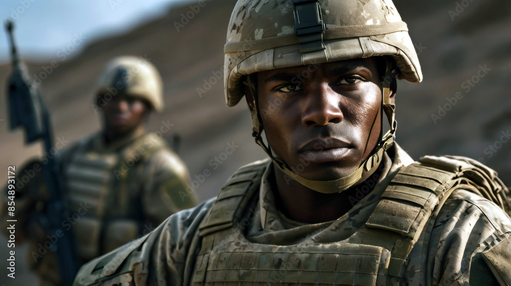 a soldier in a conceptual style. a soldier in a conceptual style.