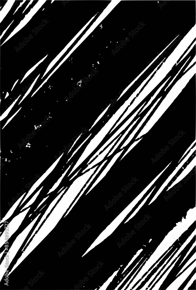 Stripe grunge line black and white seamless pattern background,ink ...