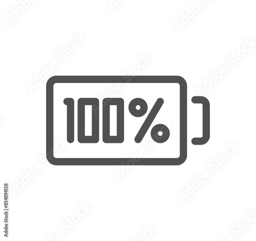 Battery related icon outline and linear vector.

