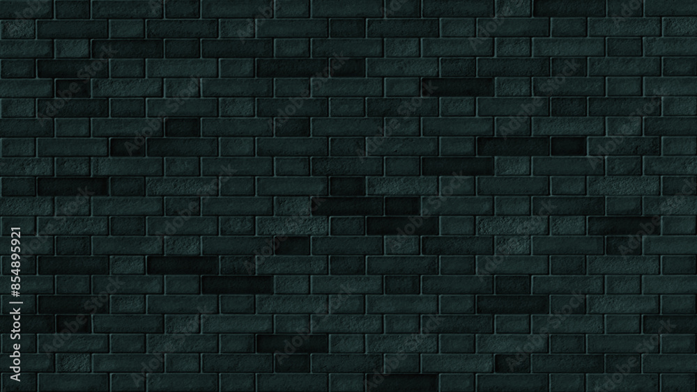 Brick pattern dark green for interior floor and wall materials Brick pattern dark green for interior floor and wall materials