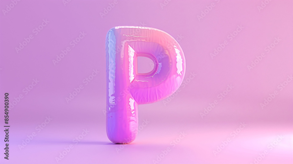 3D rendering letter P, 3d style decorated capital letter P 3D rendering letter P, 3d style decorated capital letter P