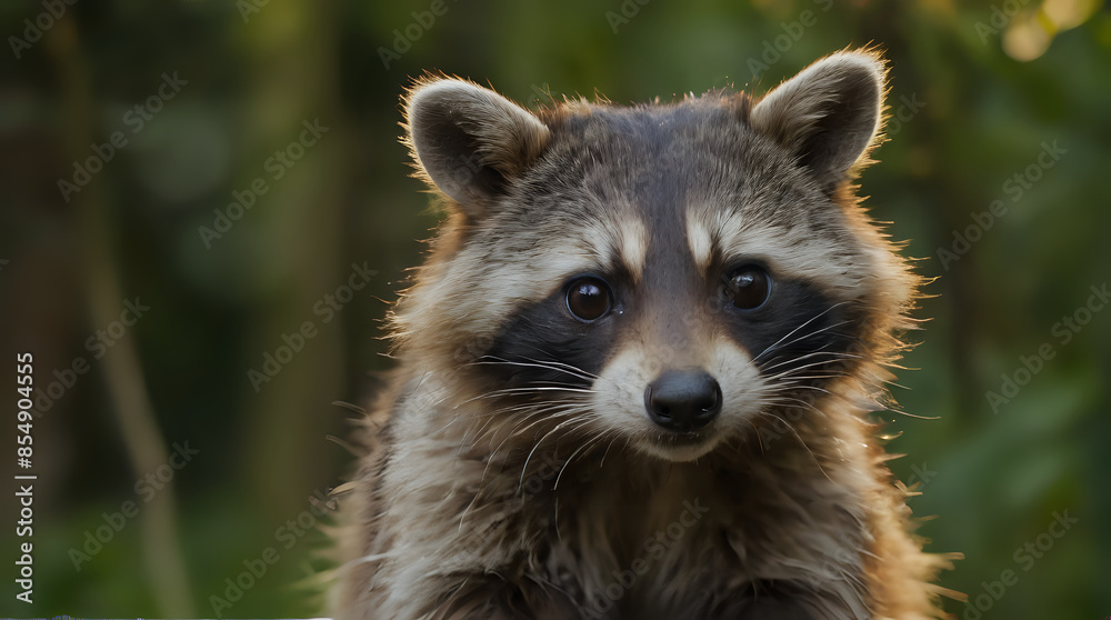 a raccoon that is sitting on a table a raccoon that is sitting on a table