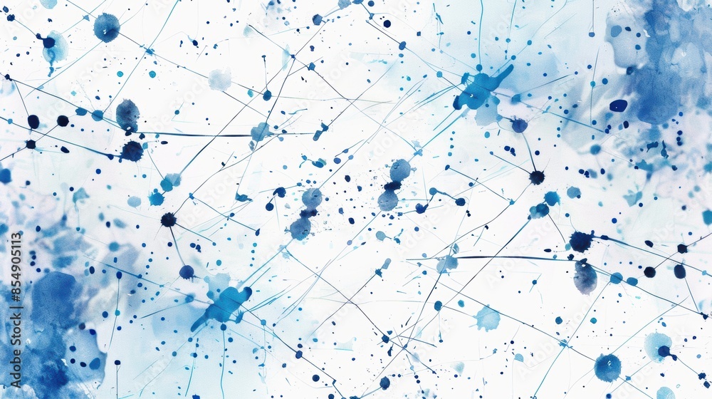 Abstract watercolor splashes on a white pixel grid background Abstract watercolor splashes on a white pixel grid background