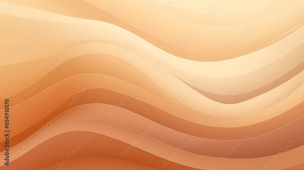 Abstract 3D Background of soft Waves in light brown Colors. Elegant Wallpaper Abstract 3D Background of soft Waves in light brown Colors. Elegant Wallpaper