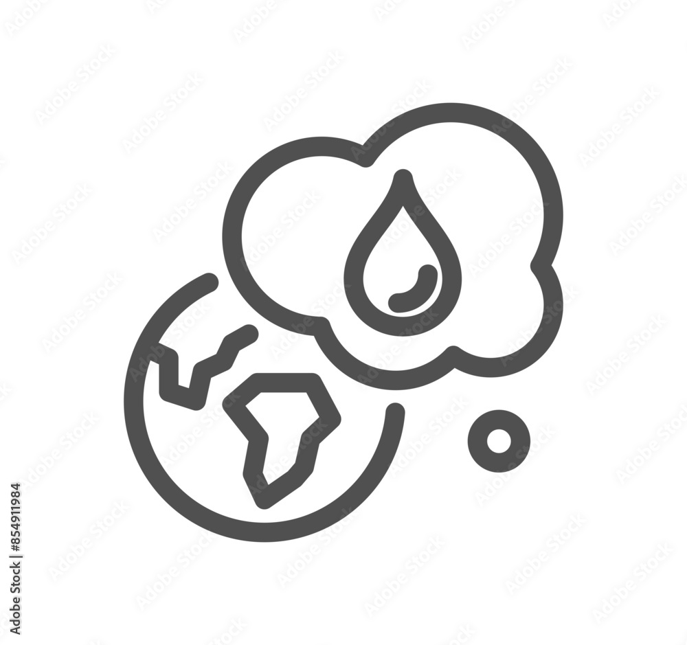 Eco related icon outline and linear vector.
Eco related icon outline and linear vector.