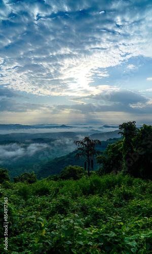 Glimpses of Mini Ooty Malappuram Kerala, India. and evening sunset.