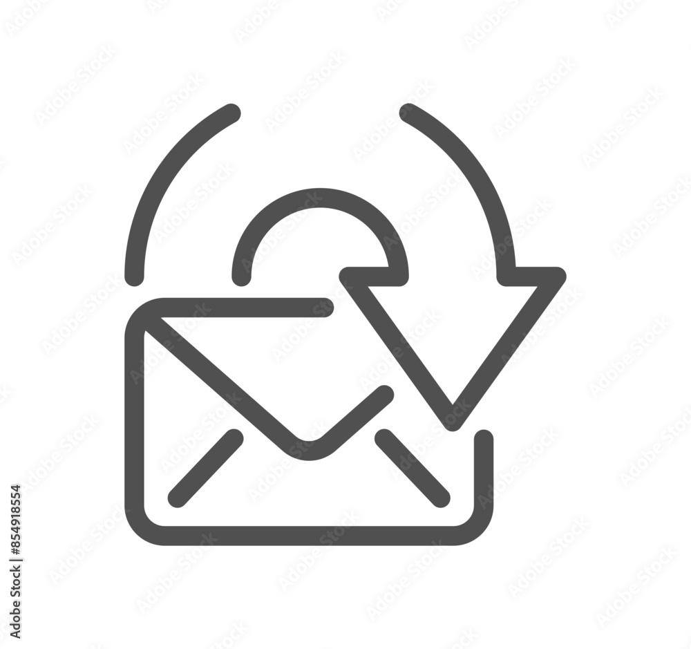 Mail related icon outline and linear vector.
Mail related icon outline and linear vector.
