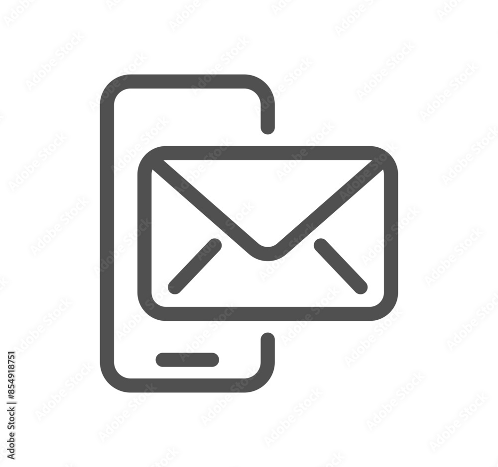 Mail related icon outline and linear vector.
Mail related icon outline and linear vector.