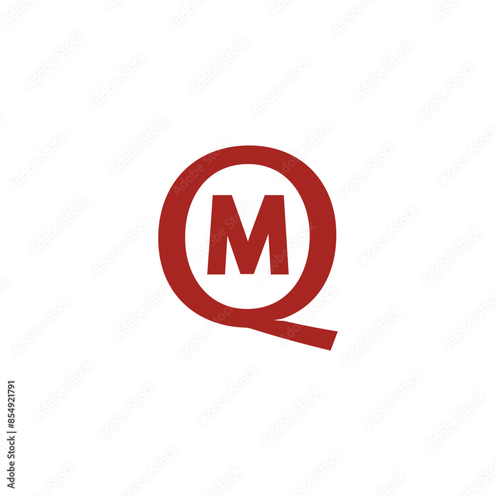 Logo Letter QM Simple Design Logo Letter QM Simple Design