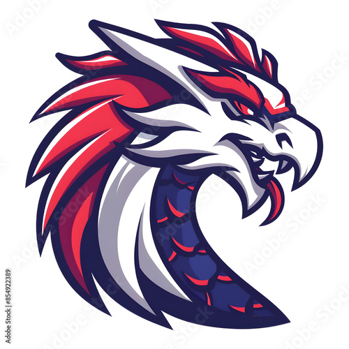 Wallpaper Mural Esports logo simple dragon, on transparent background Torontodigital.ca