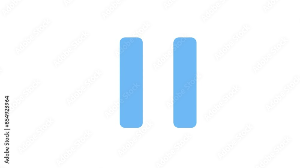 play and pause transition button press icon animation play and pause transition button press icon animation