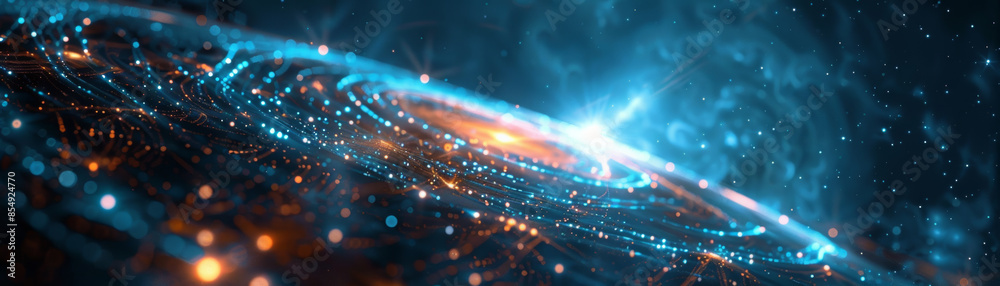 Fototapeta premium Sharp focus background image showcasing cloud computing technology.