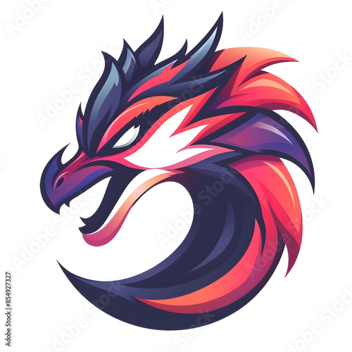 Wallpaper Mural Esports logo simple dragon, on transparent background Torontodigital.ca