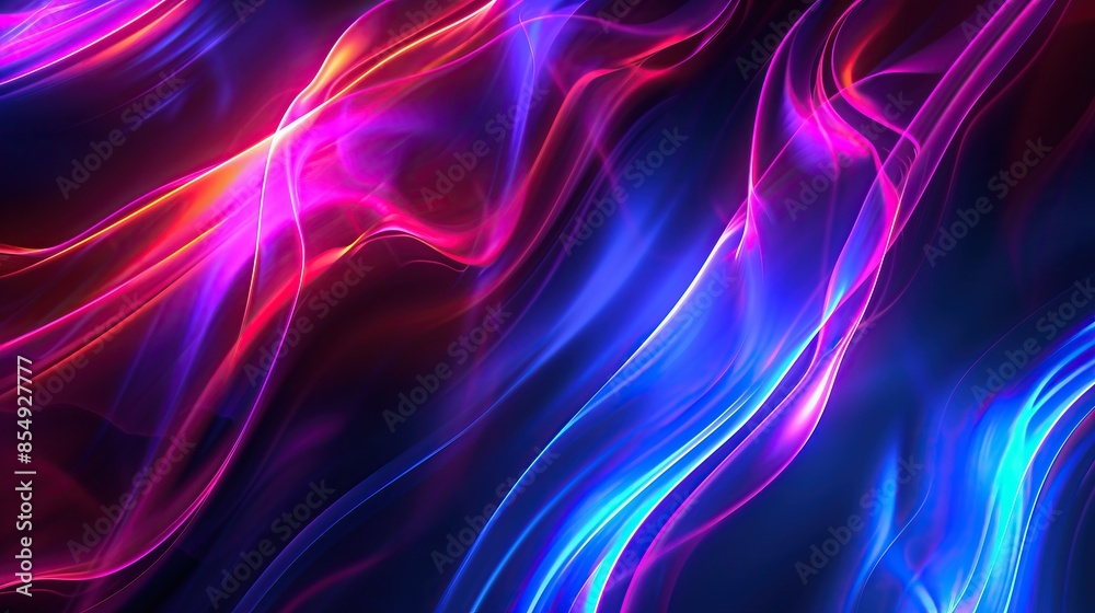 abstract with vibrant pink blue light smoke waves flowing dynamic background abstract with vibrant pink blue light smoke waves flowing dynamic background