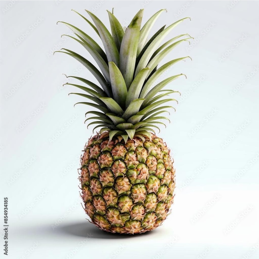 Fototapeta premium pineapple on a white background