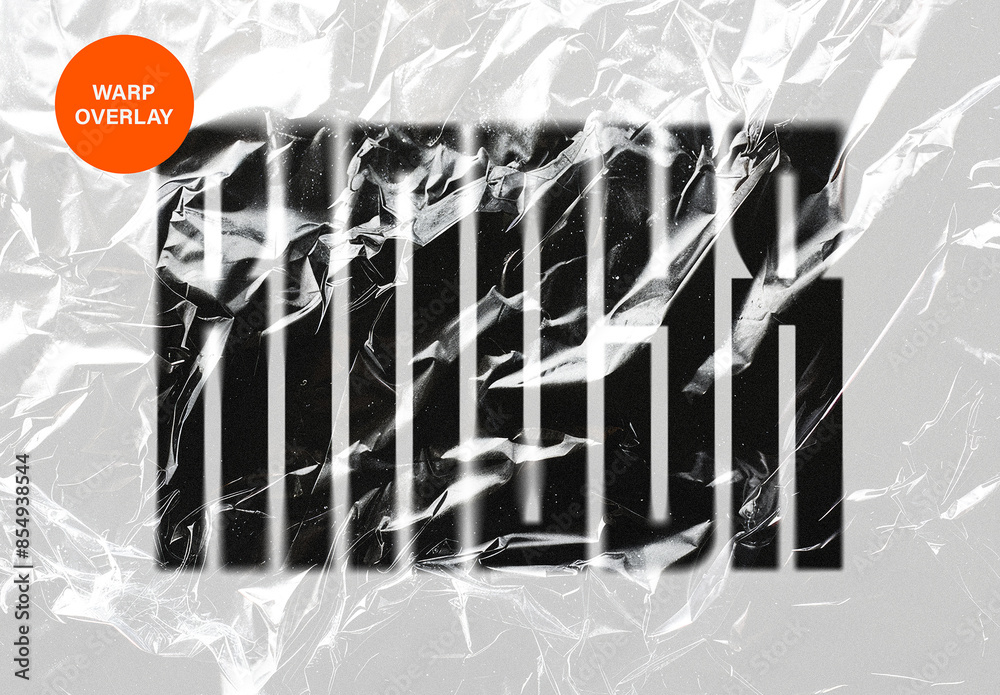 Wrapping Overlay Plastic Wrapping Overlay Texture Mockup Stock Template | Adobe Stock