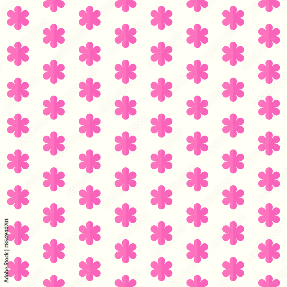 Seamless pattern with pink flowers Seamless pattern with pink flowers