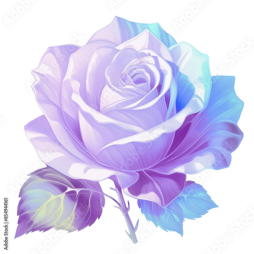 Watercolor Flower with transparent background