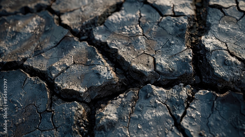 Rugged texture on a dry surface Rugged texture on a dry surface