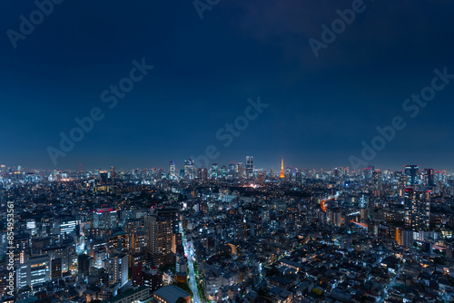 Wallpaper Mural 東京風景・夜景 Torontodigital.ca