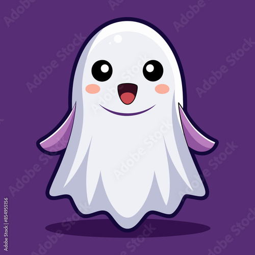 Ghost with a friendly expression