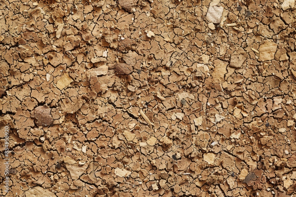A dry, cracked, and dusty surface with a few small rocks scattered about A dry, cracked, and dusty surface with a few small rocks scattered about