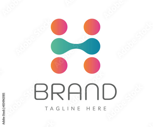Letter H logo icon design template elements. Usable for Branding and Business Logos.
