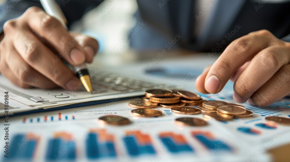 Fototapeta premium Financial Concept