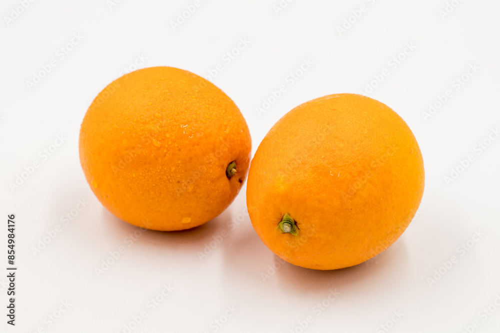 Fresh orange fruit isolate on white background, ripe orange isolated on white background Fresh orange fruit isolate on white background, ripe orange isolated on white background