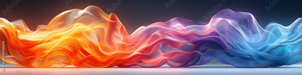 Flowing Prismatic Palettes Lyrical Movement Sculptural Digital Painting Flowing Prismatic Palettes Lyrical Movement Sculptural Digital Painting