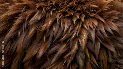 Brown Fluffy texture Background