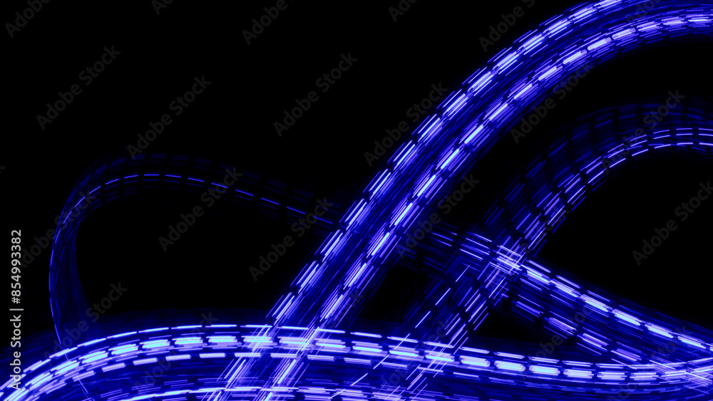 Naklejka premium Digital Wallpaper Gaming Streaming Background Futuristic Abstract Neon Overlay Effect