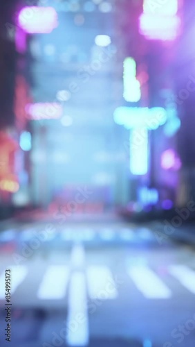 Wallpaper Mural bokeh city lights blurred background effect Torontodigital.ca