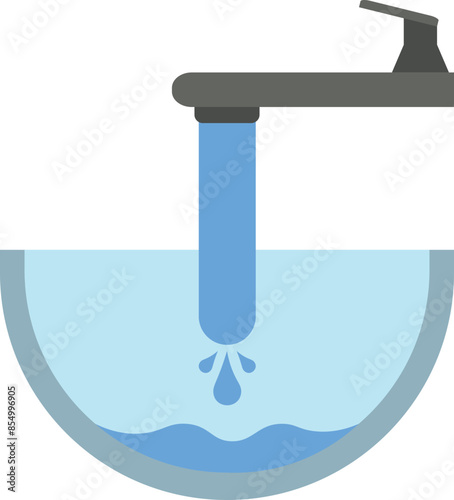 Running Water Drop From Water Tap