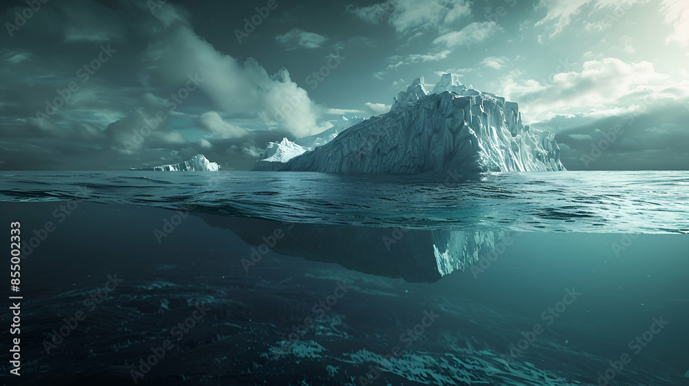 Naklejka premium iceberg