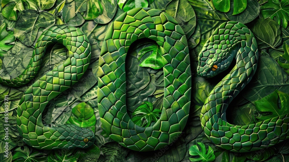 2025 Numbers with Green Snake Scales Texture: A Striking and Unique Digital Design 2025 Numbers with Green Snake Scales Texture: A Striking and Unique Digital Design