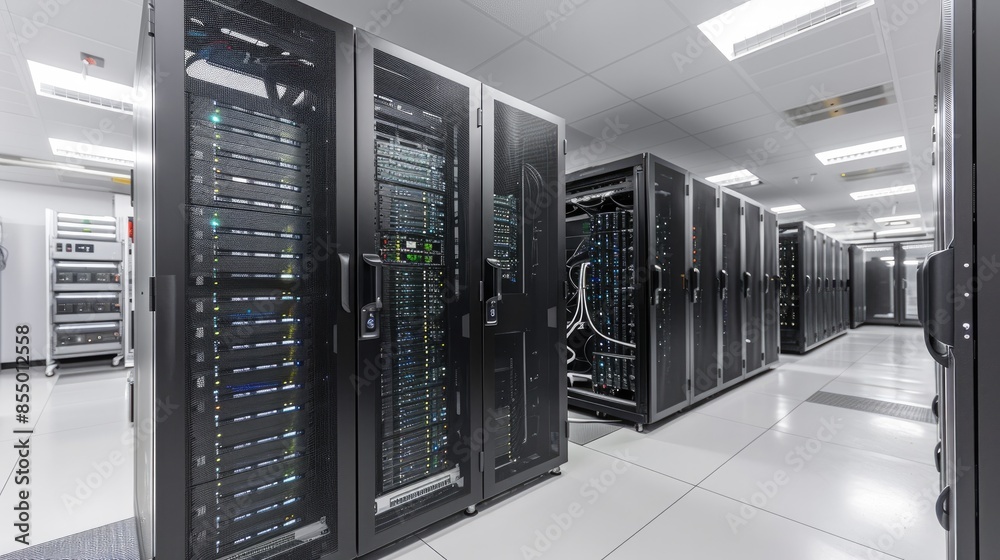 Server center inside, generative ai Server center inside, generative ai