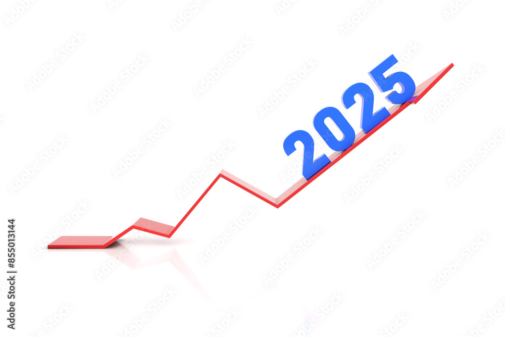 New Year 2025 Creative Design Concept with arrow - 3D Rendered Image
New Year 2025 Creative Design Concept with arrow - 3D Rendered Image