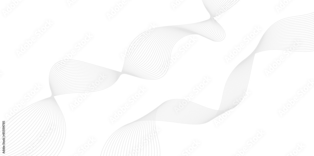 Gray and white abstract background with flowing particles. Digital future technology concept. Abstract white paper wave background and abstract gradient and white wave curve lines. Gray and white abstract background with flowing particles. Digital future technology concept. Abstract white paper wave background and abstract gradient and white wave curve lines.