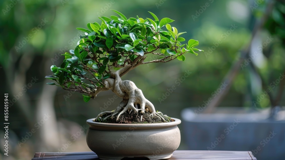 Ficus ginseng microcarpa bonsai as natural home decor Ficus ginseng microcarpa bonsai as natural home decor