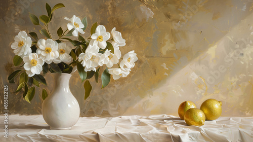 Flower. oil painting