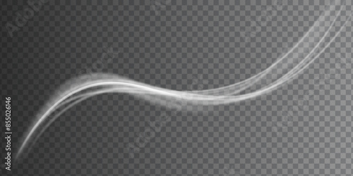 Stream of fresh wind png. Imitation of the exit of cold air from the air conditioner.