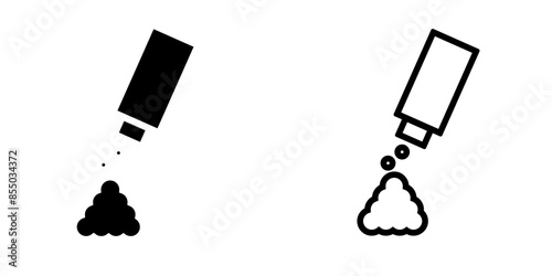 powder icon on white background