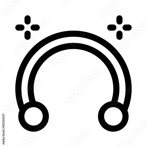 piercing line icon